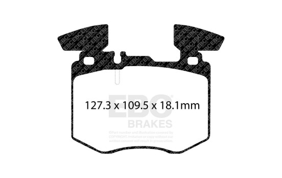 ​Set EBC Yellowstuff brake pad set DP42408R, Image 4