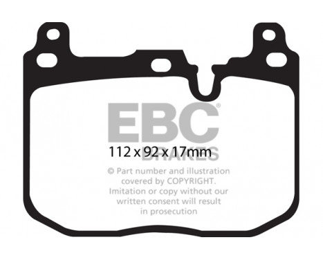 Set EBC Yellowstuff brake pad set, Image 4