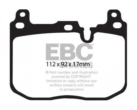 Set EBC Yellowstuff brake pad set, Image 5