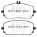 Ultimax brake pad set, disc brake, is copper-free for ECO compliance DPX2485 EBC, Thumbnail 3