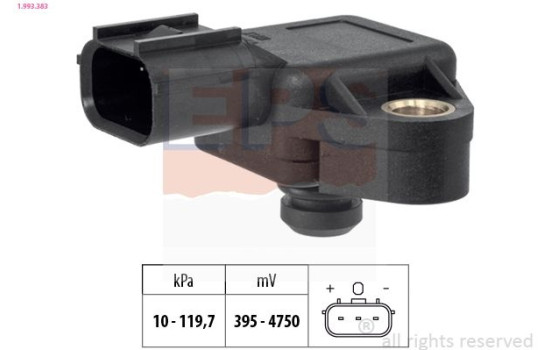 Pressure Sensor, brake booster Made in Italy - OE Equivalent