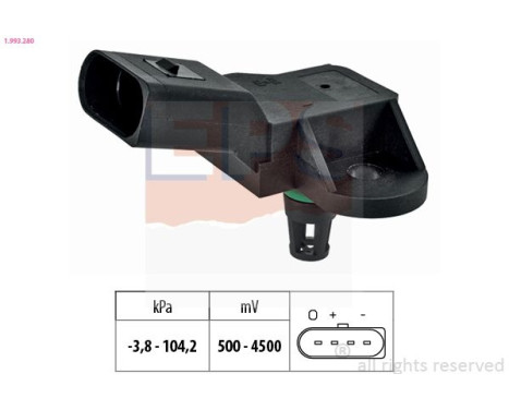 Pressure Sensor, brake booster Made in Italy - OE Equivalent
