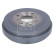 Brake drum 198444 FEBI