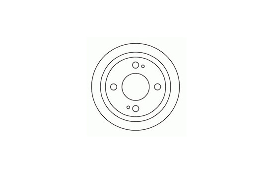 Brake Drum 2345-S ABS, Image 2