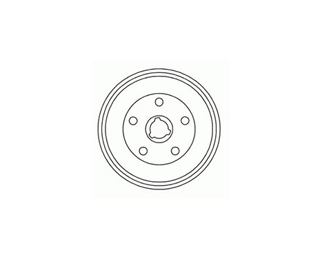 Brake Drum 2374-S ABS, Image 2