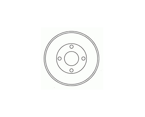 Brake Drum 2399-S ABS, Image 2