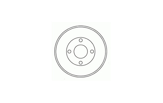 Brake Drum 2399-S ABS, Image 2
