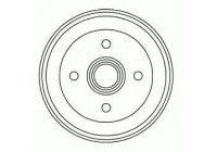 Brake Drum 2404-S ABS