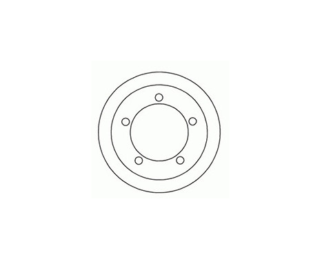 Brake Drum 2405-S ABS, Image 2