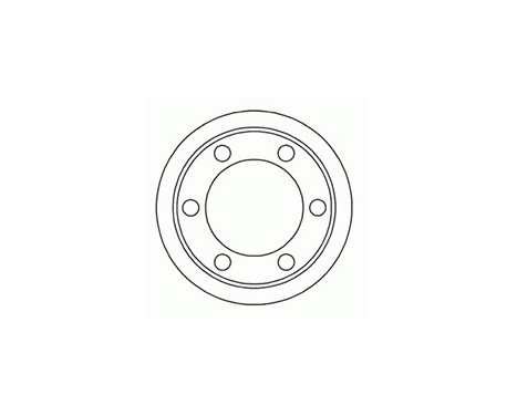 Brake Drum 2406-S ABS, Image 2
