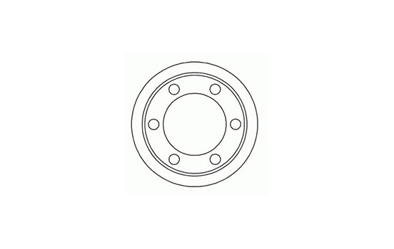 Brake Drum 2406-S ABS, Image 2
