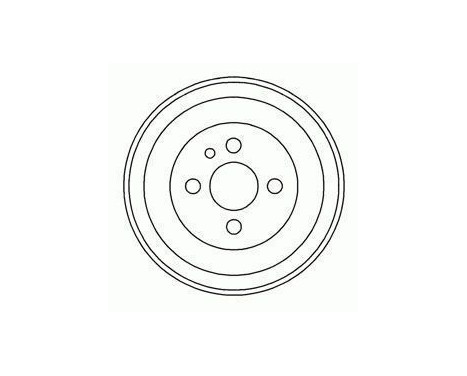 Brake Drum 2494-S ABS