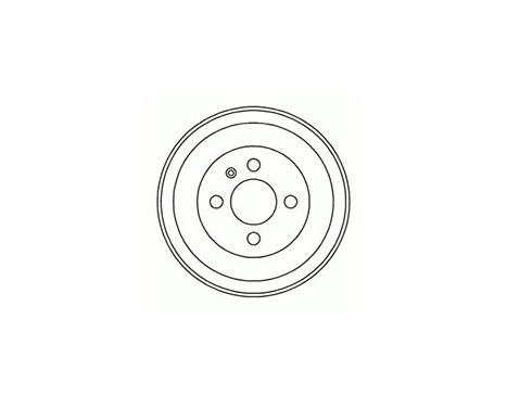 Brake Drum 2496-S ABS, Image 2