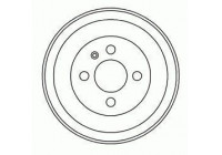 Brake Drum 2496-S ABS