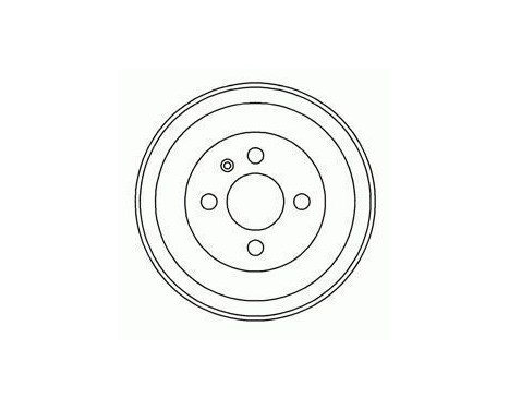 Brake Drum 2496-S ABS