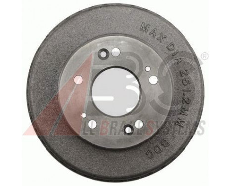 Brake Drum 2728-S ABS, Image 2