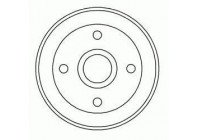 Brake Drum 5527-S ABS