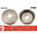 Brake drum DB4254 TRW