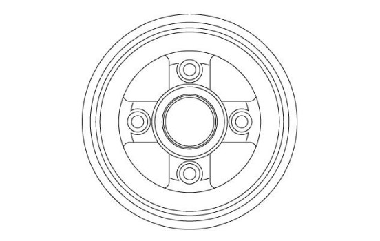 brake drum DB4477 TRW