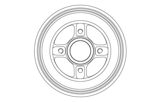 Brake drum DB4575B TRW
