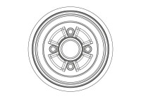 Brake drum DB5005 TRW