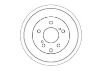 Brake drum DB5006 TRW