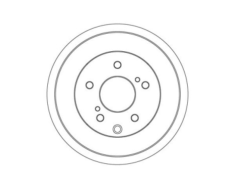 Brake drum DB5006 TRW