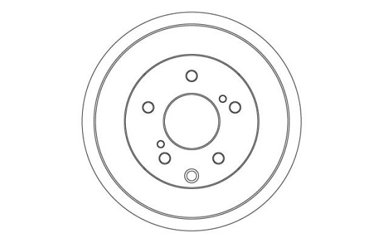 Brake drum DB5006 TRW