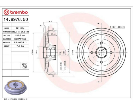 Brake drum
