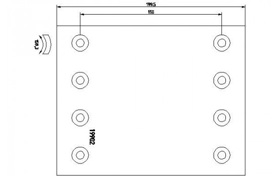 Brake Lining Kit, drum brake