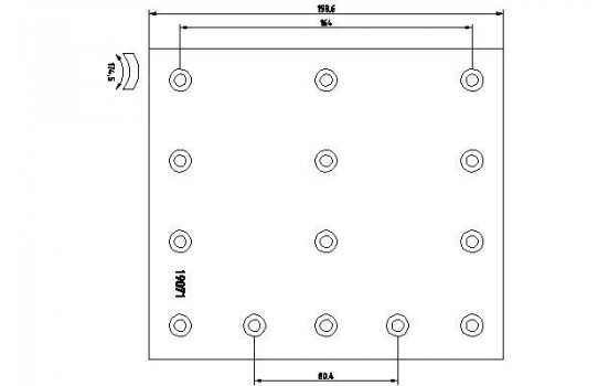 Brake Lining Kit, drum brake