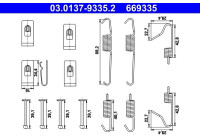 Accessories, parking brake shoe