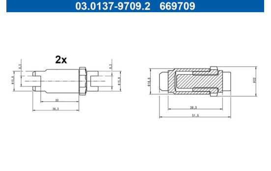 Accessories, parking brake shoe, Image 2
