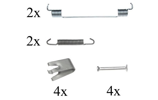 Accessory Kit, brake shoes, Image 2