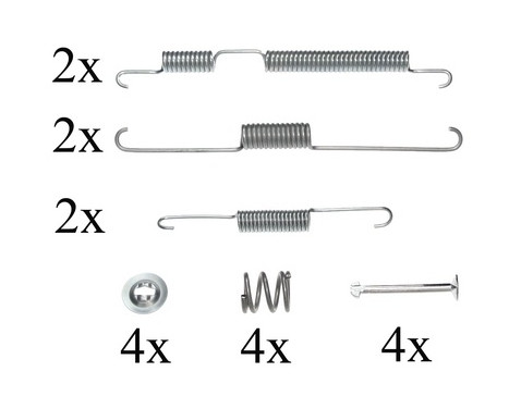 Accessory Kit, brake shoes, Image 2