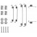 Accessory Kit, brake shoes