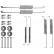 Accessory Kit, brake shoes