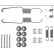 Accessory Kit, brake shoes