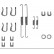 Accessory Kit, brake shoes