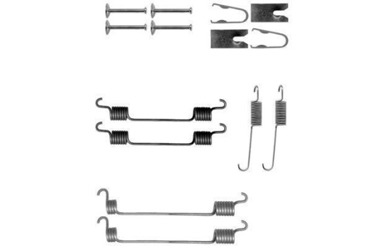 Accessory Kit, brake shoes