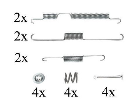 Accessory Kit, brake shoes