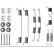 Accessory Kit, brake shoes