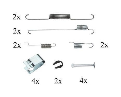 Accessory Kit, brake shoes