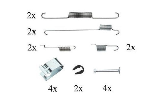 Accessory Kit, brake shoes