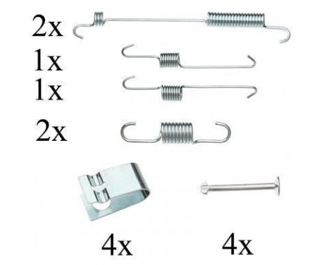 Accessory Kit, brake shoes