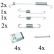 Accessory Kit, brake shoes
