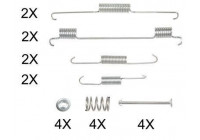 Accessory Kit, brake shoes