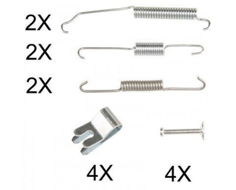 Accessory Kit, brake shoes