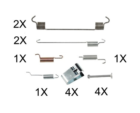 Accessory Kit, brake shoes
