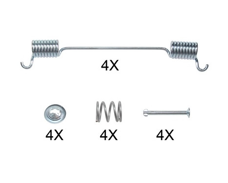 Accessory Kit, brake shoes